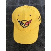 Chevrolet Corvette Racing C5R 2001 Yellow Baseball Hat Cap NWOT  eb-40656881